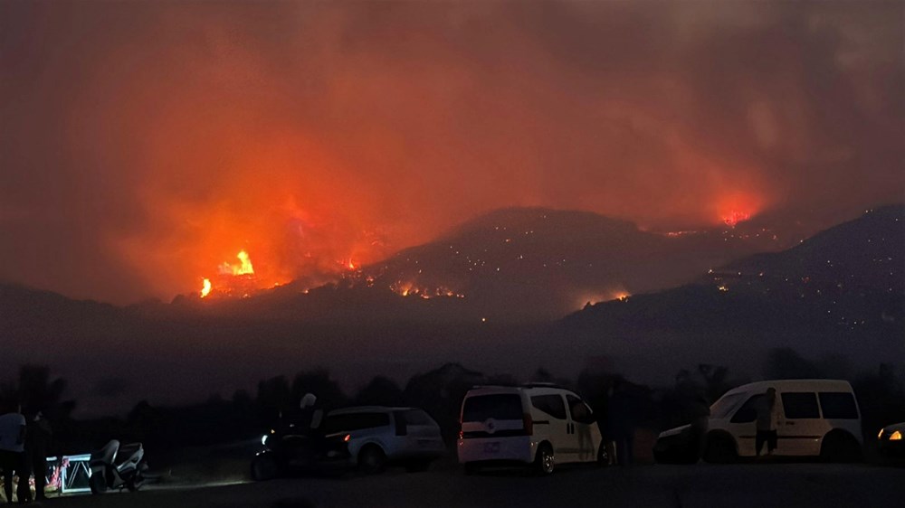 Çanakkale'de yangın: Beş köy tahliye edildi - 5