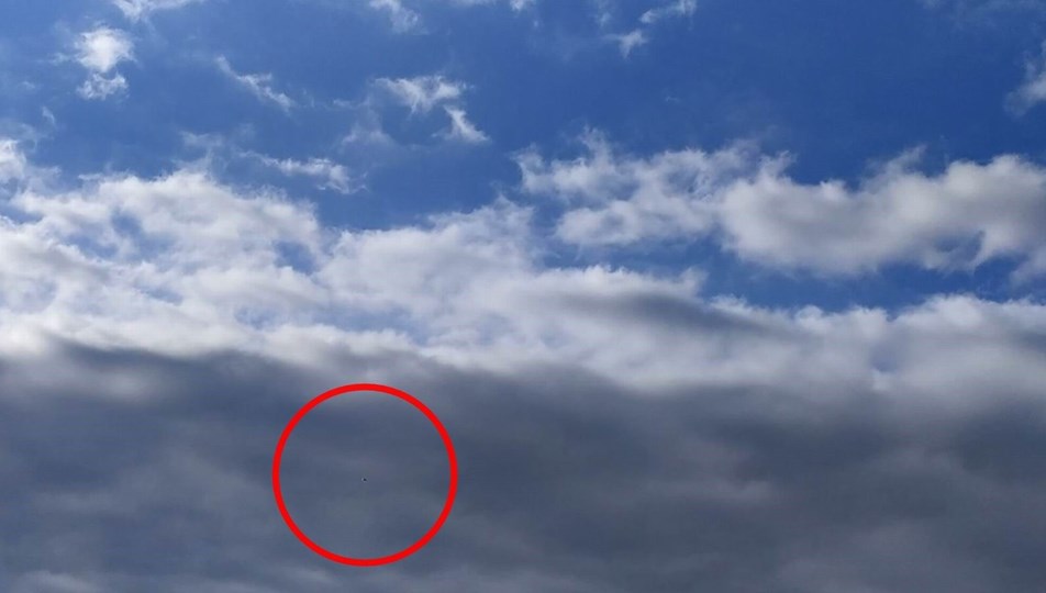 UFO sandı, meteoroloji balonu çıktı
