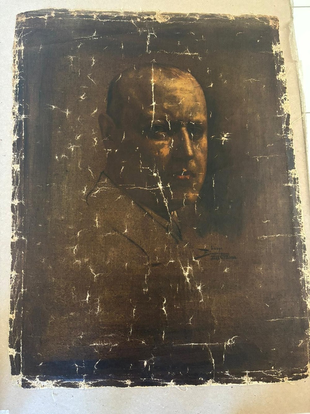 Ressam Lazar Binenbaum'a ait Benito Mussolini tablosu Türkiye'de satışa çıktı - 1