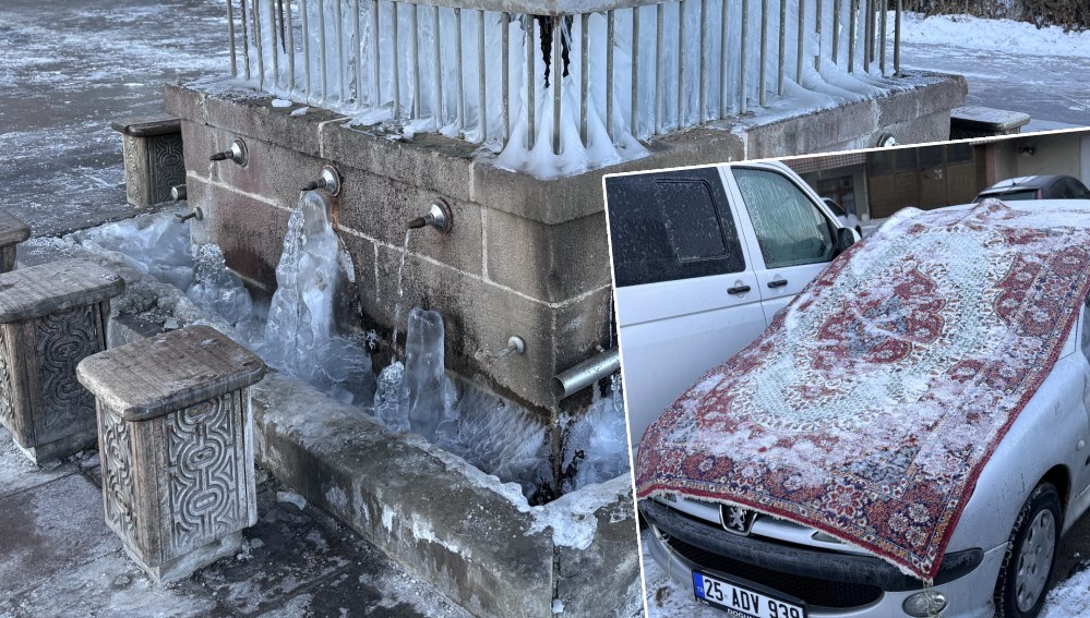 Sibirya soğukları Türkiye’de! Hava sıfırın altında 20,5 dereceye düştü