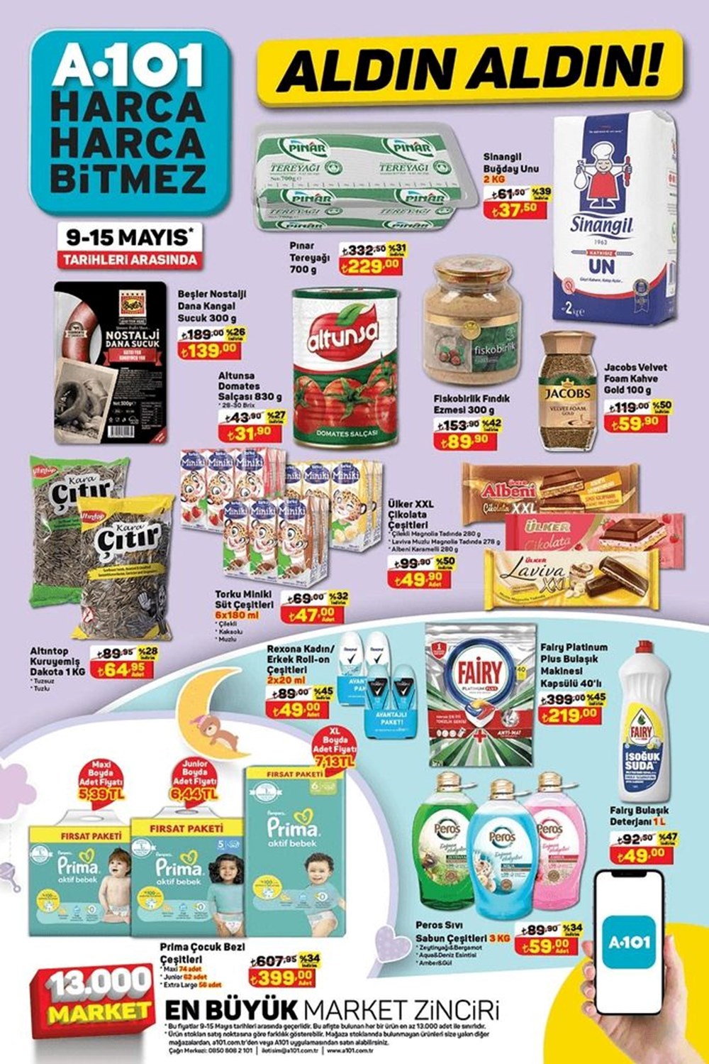 تركيا اليوم عروض وخصومات منوعة من سلسلة متاجر A101 هذا الأسبوع تخفيضات A101 الحالية 9 مايو 2024: منتجات مخفضة جديدة خاصة لهذا الأسبوع في سوق A101 - 5