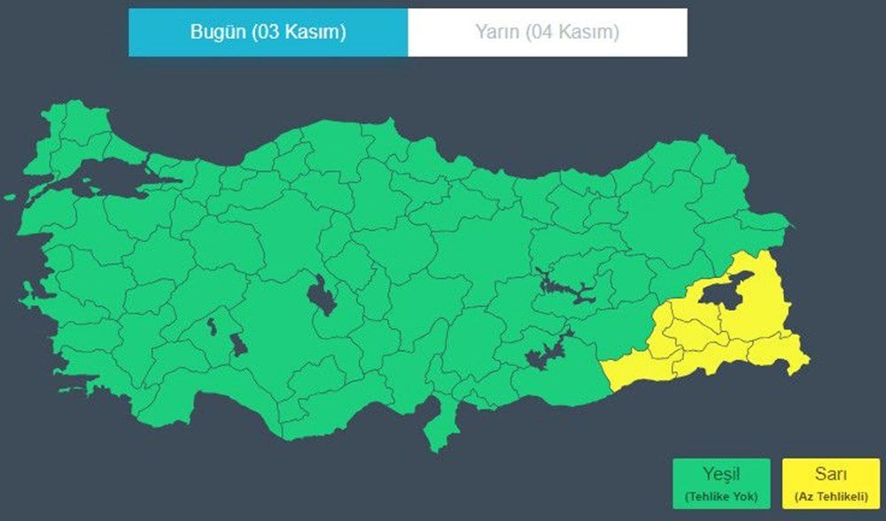 Soğuk hava ve kar geliyor: 7 il için sarı kodlu kar ve sağanak uyarısı! - 17