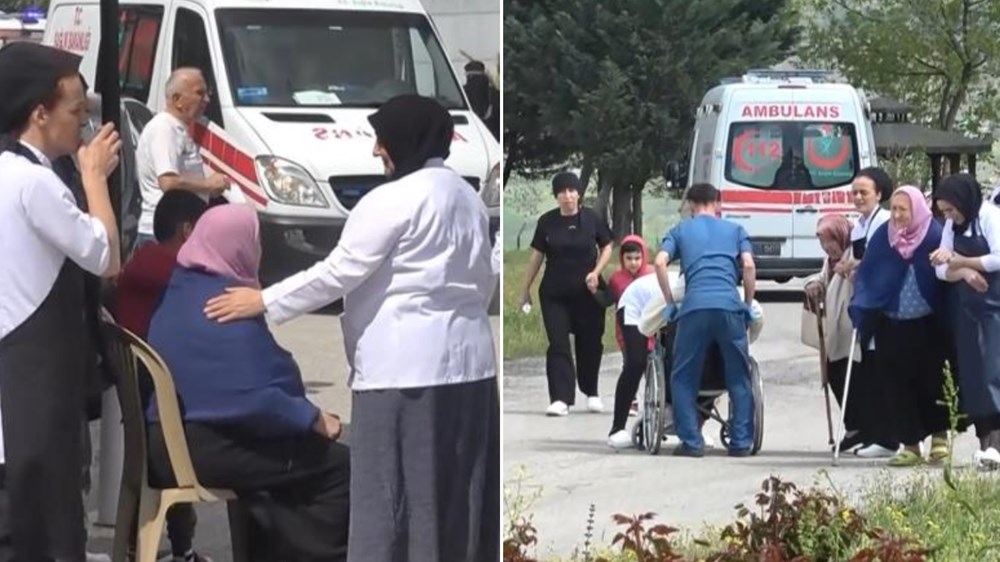 Huzurevinde yangın paniği: Sirenler çaldı, 75 kişi tahliye edildi 72
