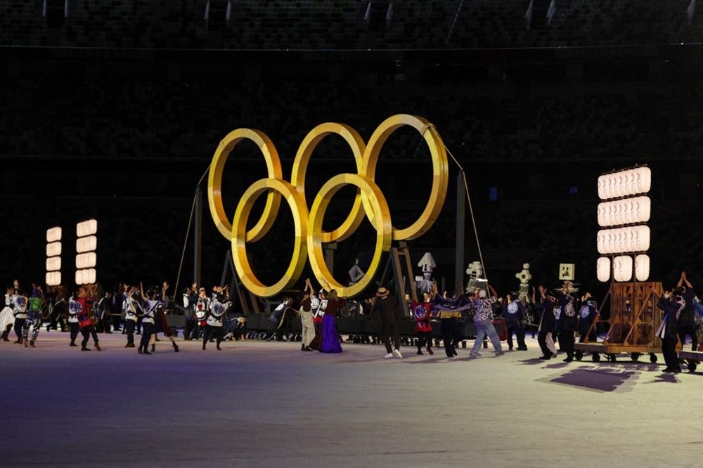 2020 Tokyo Olimpiyatları görkemli açılış töreniyle başladı - 85
