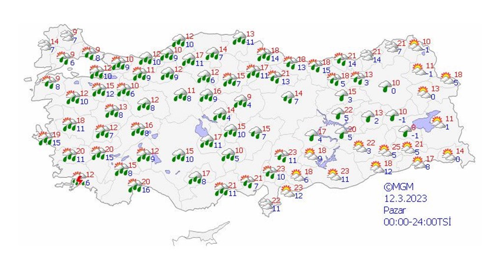 Meteoroloji'den 58 il için uyarı (Hafta sonu hava nasıl olacak?) - 12