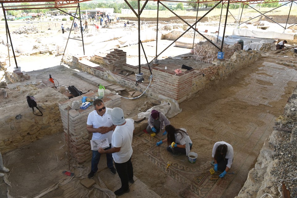 Pompeipolis Antik Kenti'ndeki anıtsal yapılar çok uluslu kazı ekibiyle gün yüzüne çıkarılıyor - 1