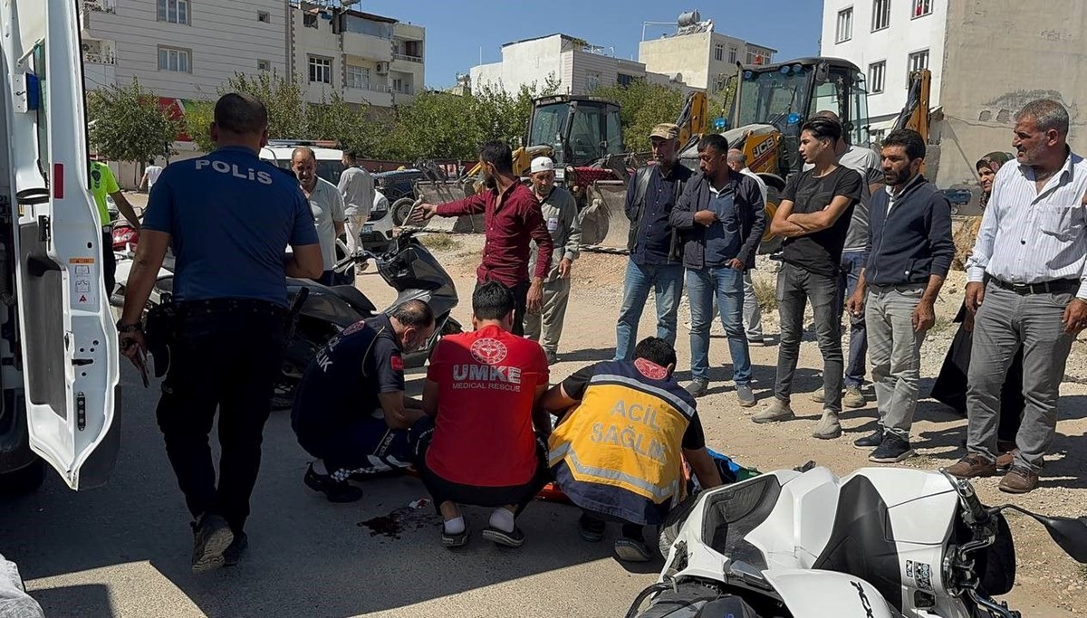 Kilis'te 2 motosiklet çarpıştı: 2 yaralı