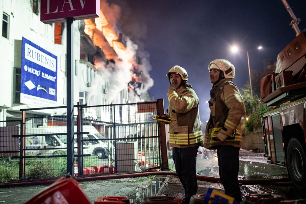 Başakşehir İkitelli Organize Sanayi Bölgesi'nde yangın - 7