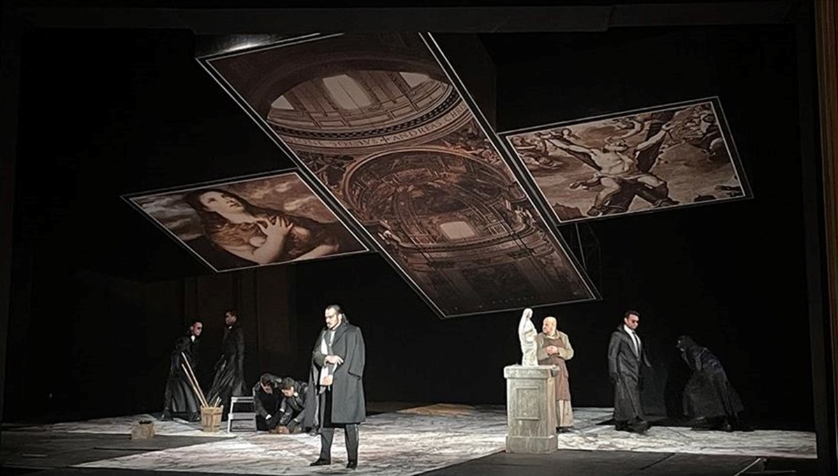 Atatürk'ün sevdiği opera Tosca Ankara'da sahnelendi Atatürk'ün sevdiği opera Tosca Ankara'da sahnelendi