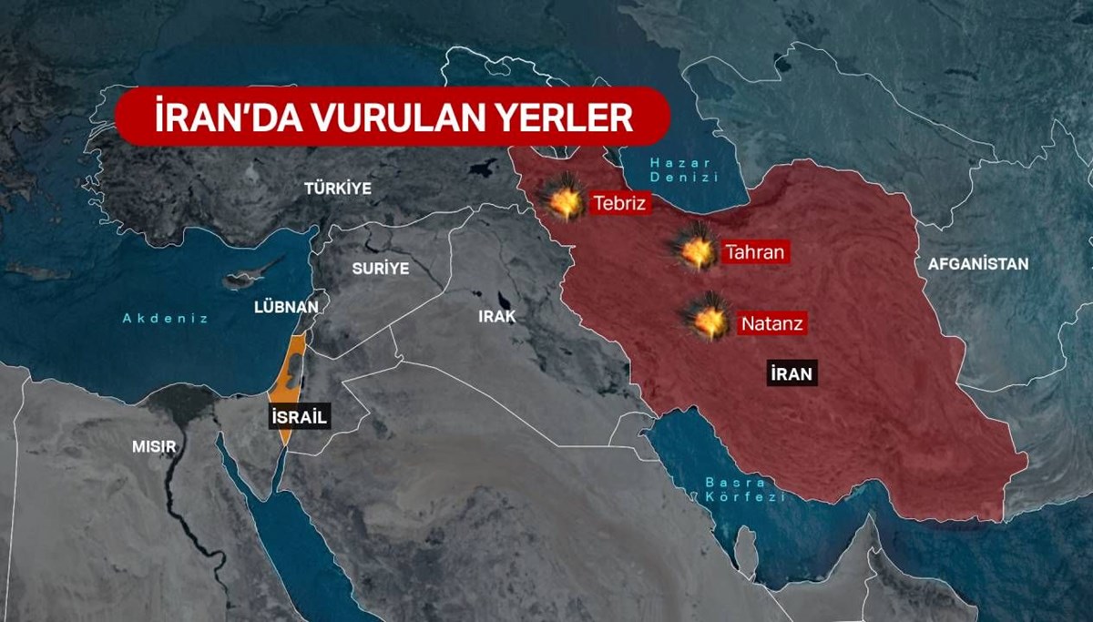 İsrail'den İran'a hava saldırıları