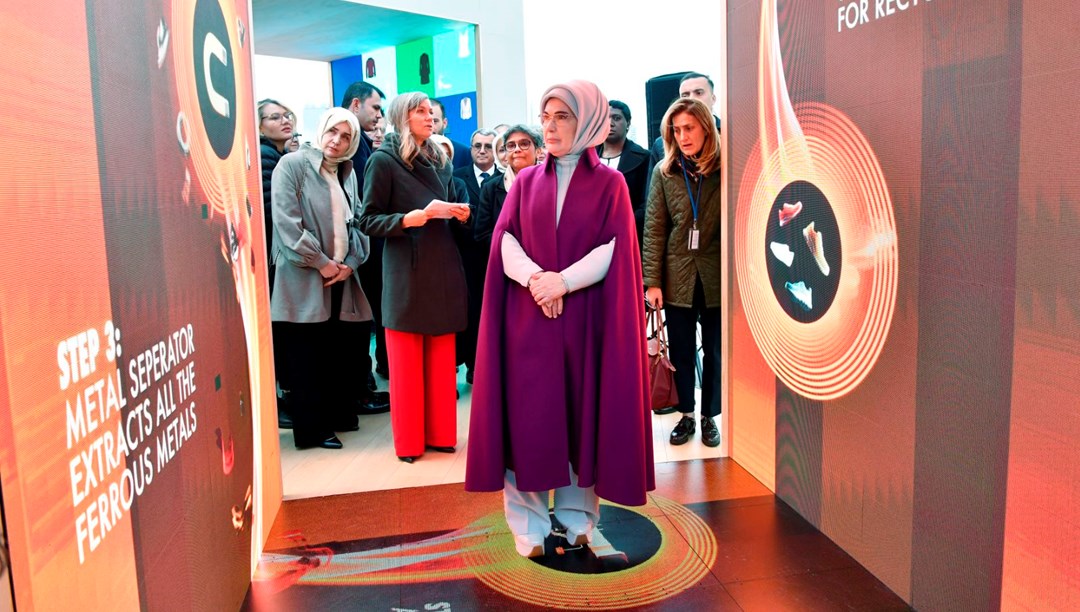 Emine Erdoğan'dan BM'deki Sıfır Atık sergisine ziyaret