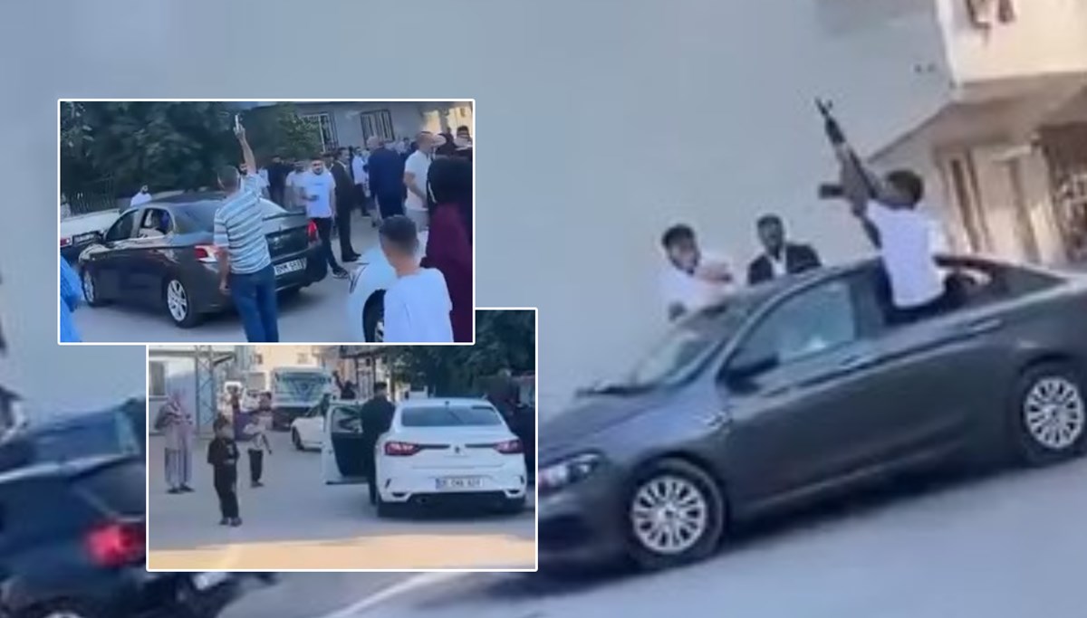 Uzun namlulu silahla düğün kutlaması Uzun namlulu silahla düğün kutlaması