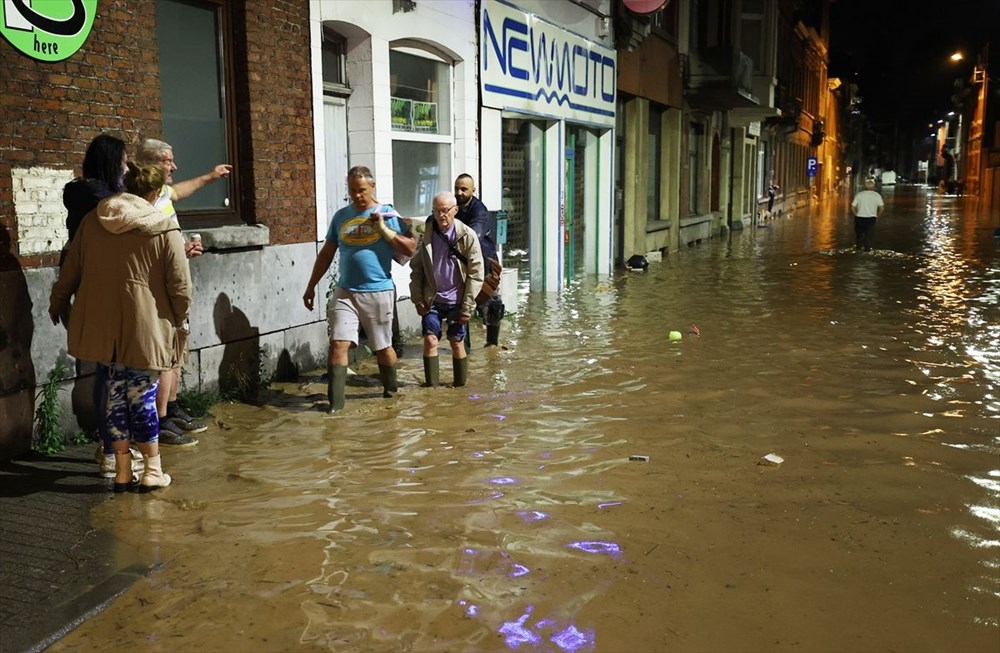 Belçika'da aşırı yağışlar yeniden sele neden oldu - 14