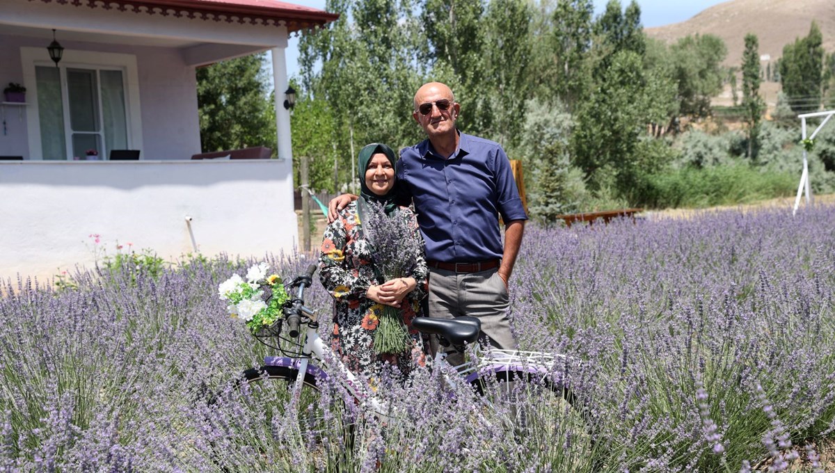 Astım hastası eşi için buraya yerleşti: Hasada hazırlanıyor