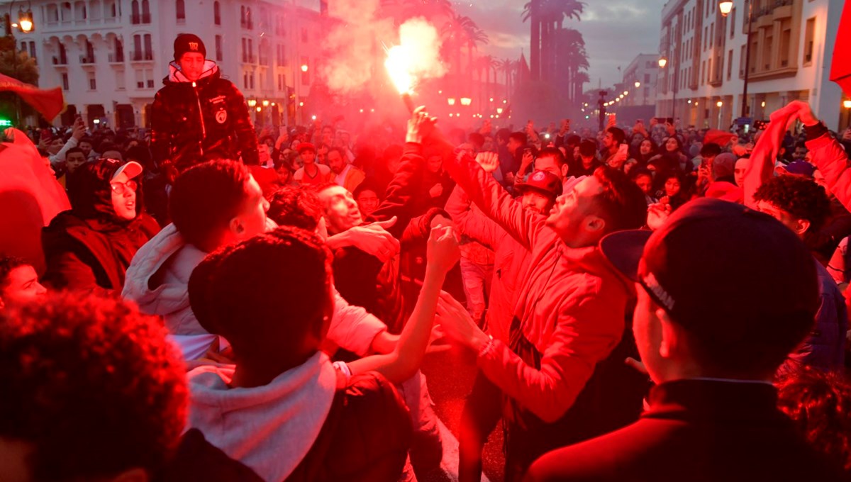 Fas'ın Dünya Kupası'nda son 16’ya yükselmesi ülkede coşkuyla kutlanıyor
