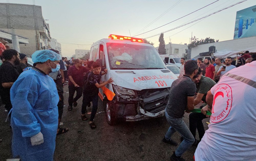 i̇srail'in gazze'ye yönelik saldırılarında hastaneleri hedefliyor - son dakika dünya haberleri | ntv haber