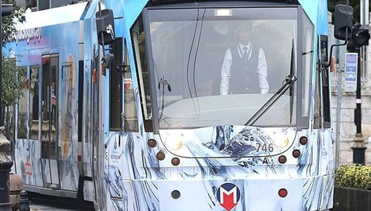 Eminönü-Alibeyköy tramvay hattında arıza nedeniyle seferler yapılamadı