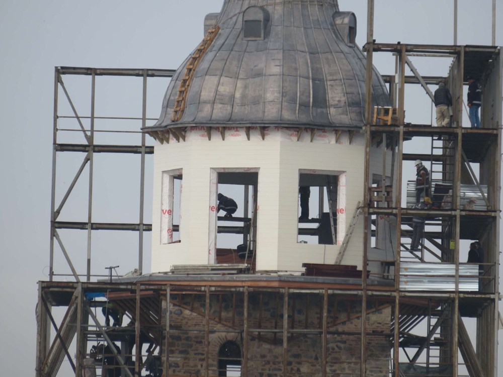 ظهرت قبة في برج الفتاة في إسطنبول (صور) 6 ظهرت القبة في برج العذراء - 13