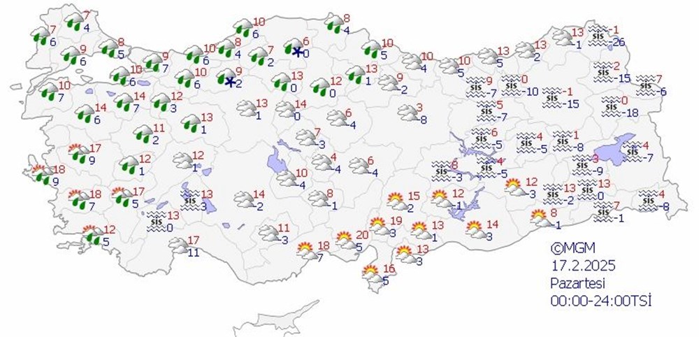 Şiddetli soğuk ve kar geri geliyor! Hava sıcaklığı 8 derece birden düşecek - 6