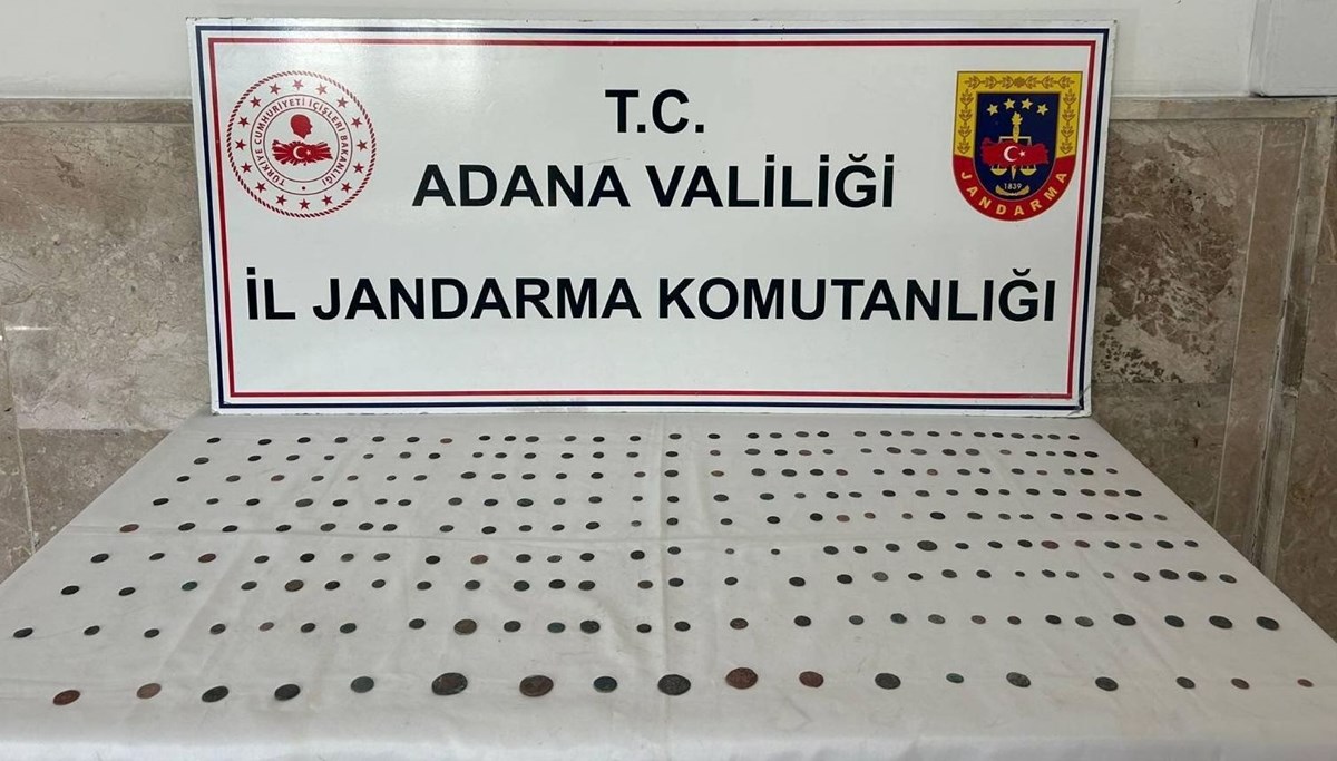 Adana'da 250 sikke ele geçirildi