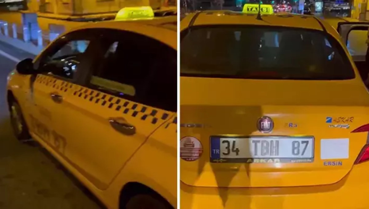 İstanbul'da taksimetre açmadan müşteriden bin lira istedi İstanbul'da taksimetre açmadan müşteriden bin lira istedi
