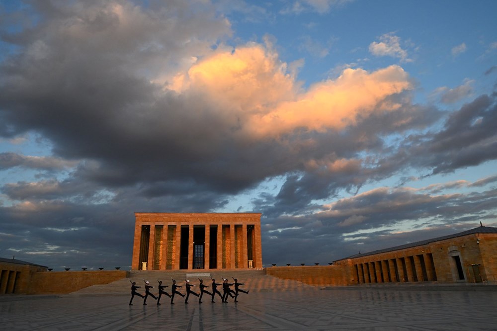 Anıtkabir'e özel bayrak değişim töreni - 4
