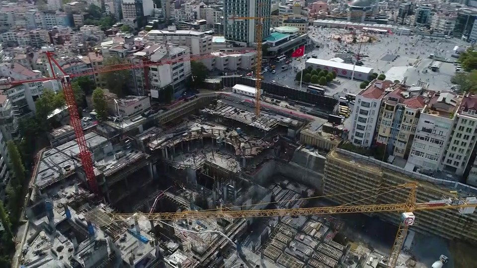 Atatürk Kültür Merkezi'nde son durum havadan görüntülendi - 3
