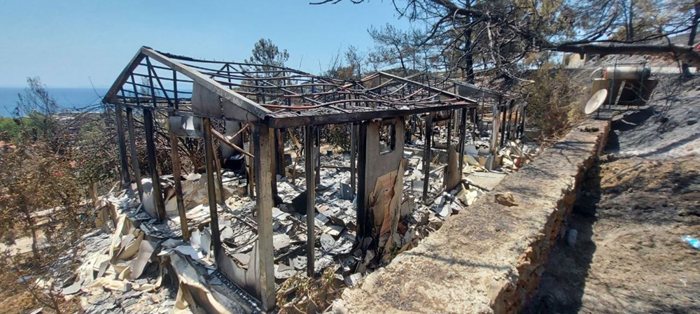 Muğla'daki yangın: Mazı Mahallesi'nden geriye bunlar kaldı - 14
