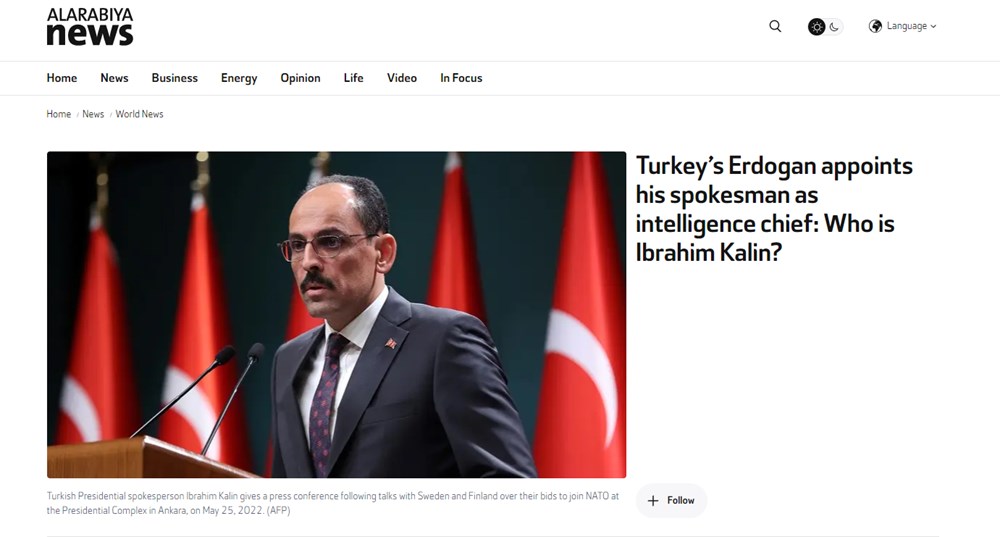 İbrahim Kalın dünya basınında: Cumhurbaşkanı Erdoğan sırdaşını MİT'in başına getirdi - 7