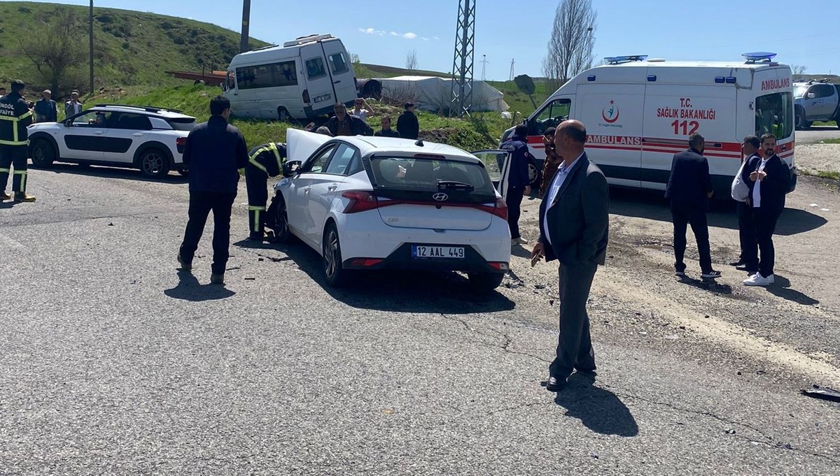 Bingöl'de trafik kazası: 7 kişi yaralandı