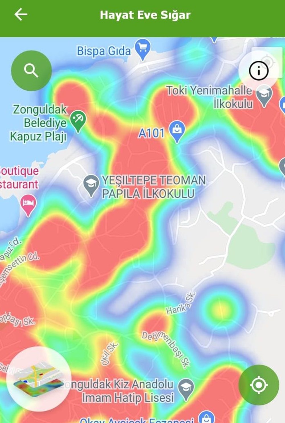 Zonguldak'ta corona virüs haritası kızardı - 4