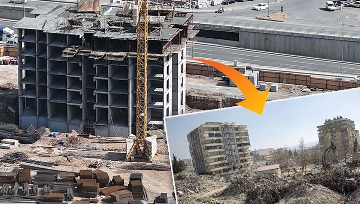 1400 kişiye mezar olan Ebrar Sitesi'nde binalar yükseliyor 1400 kişiye mezar olan Ebrar Sitesi'nde binalar yükseliyor