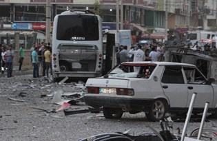mardin kiziltepe de patlama mardin de