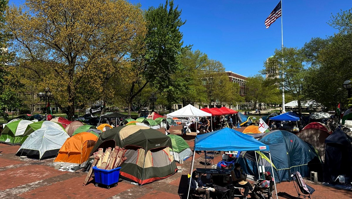 Gazze için eylem yapan öğrencilere gizli takip