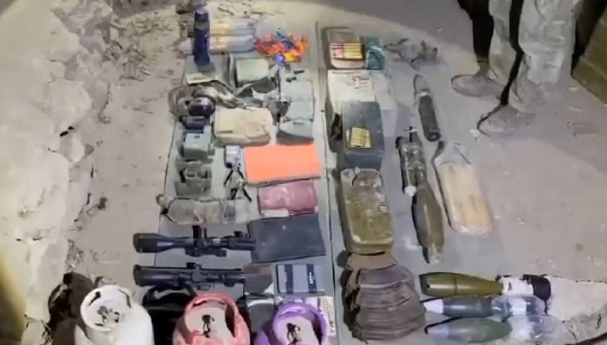 Irak'ın kuzeyinde mağara imha edildi Irak'ın kuzeyinde mağara imha edildi