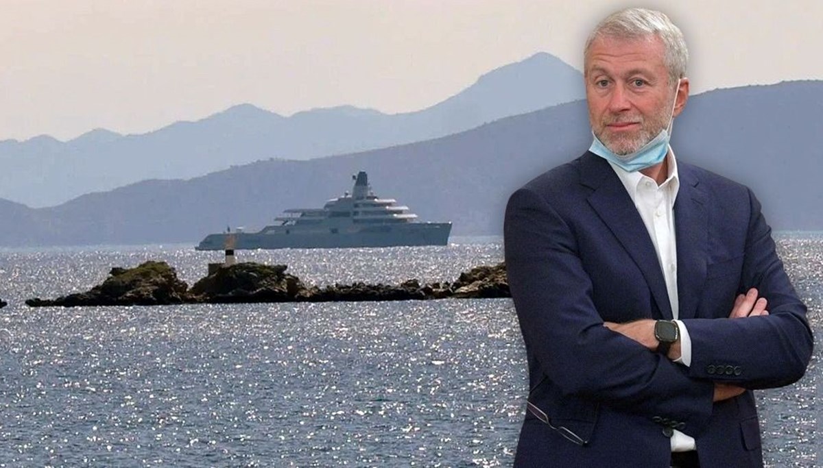 Rus milyarder Roman Abramovich'in yatı Datça açıklarında