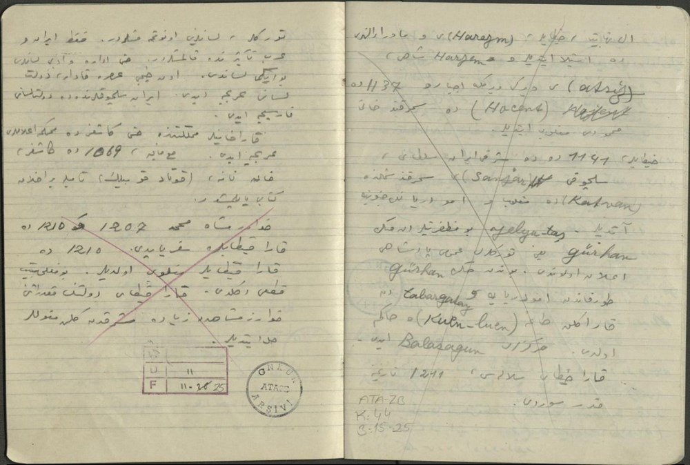Atatürk'ün özel koleksiyondaki el yazısı notları ortaya çıktı - 21