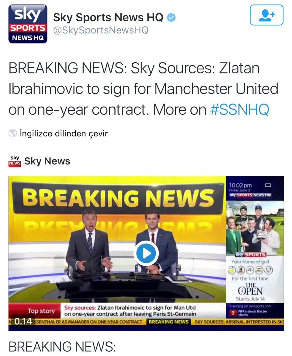 Manchester United'ın İbrahimovic transferinde yeni gelişme - 1