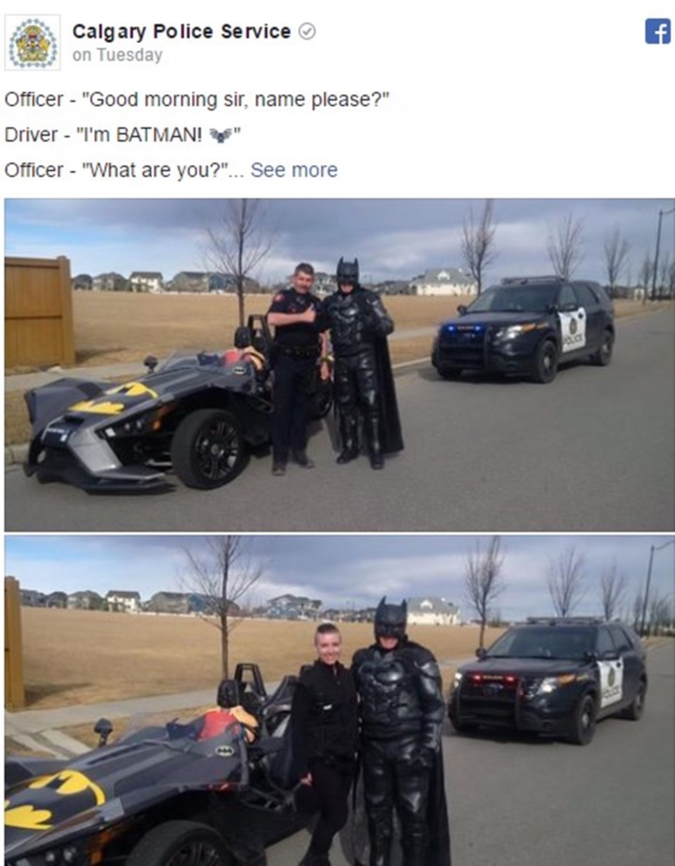 Batman, polise yakalandı - 1