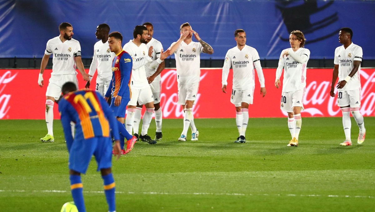 La Liga'da El Clasico'yu kazanan Real Madrid liderliğe yükseldi La Liga'da El Clasico'yu kazanan Real Madrid liderliğe yükseldi