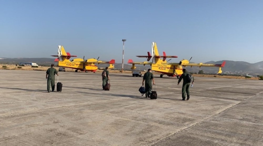 İspanyol ve Hırvat pilotlar Türkiye'de: Havadan ilk görüntüler - 12