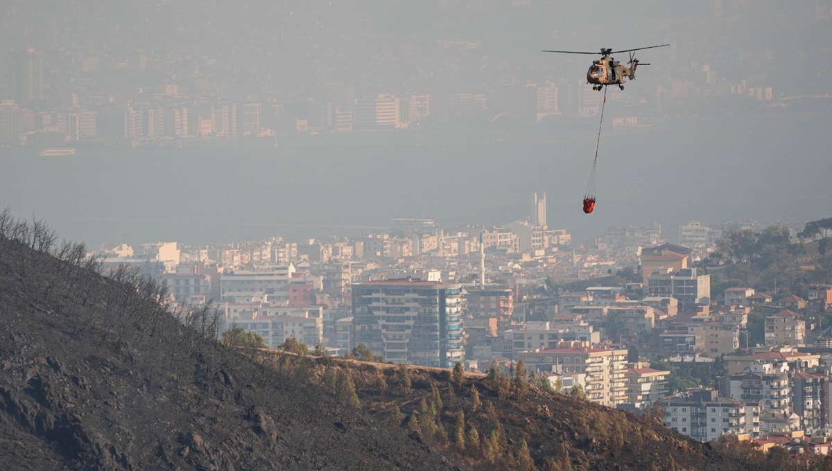 İzmir’de orman yangının bilançosu: 43 binada ağır hasar var