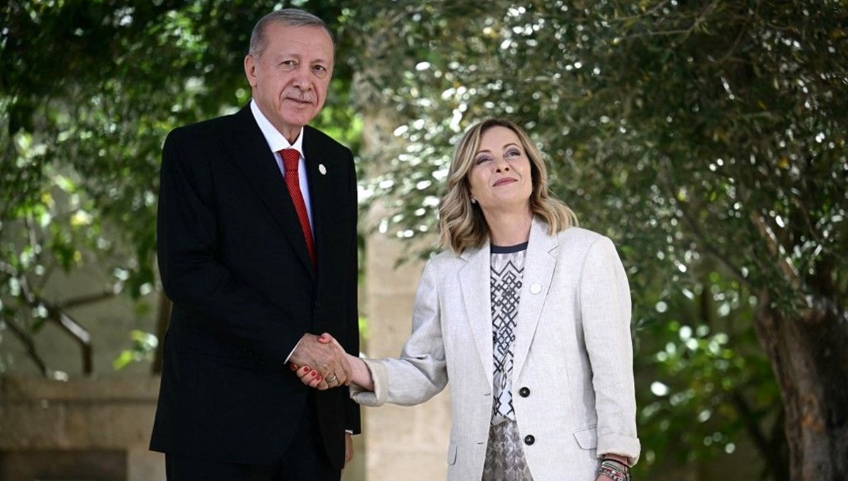 Cumhurbaşkanı Erdoğan, İtalya Başbakanı Meloni ile görüştü Cumhurbaşkanı Erdoğan, İtalya Başbakanı Meloni ile görüştü