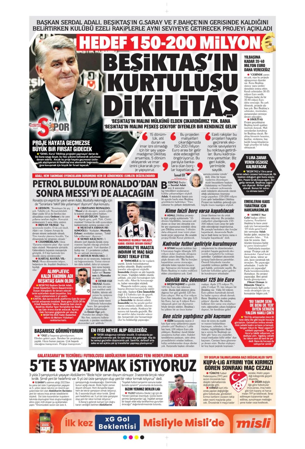 Transferin gündemi Sane (5 Haziran 2025 spor manşetleri) - 7