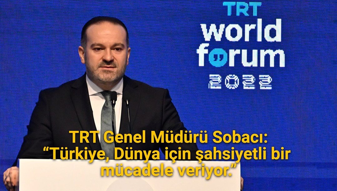TRT Genel Müdürü Sobacı: “Türkiye, Dünya için şahsiyetli bir mücadele veriyor” - Son Dakika Ekonomi Haberleri | NTV Haber