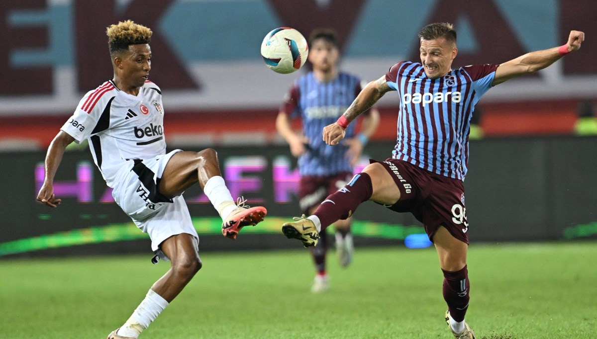 Trabzonspor - Beşiktaş maçında puanlar paylaşıldı: 1 kırmızı kart, 2 gol Trabzonspor - Beşiktaş maçında puanlar paylaşıldı: 1 kırmızı kart, 2 gol