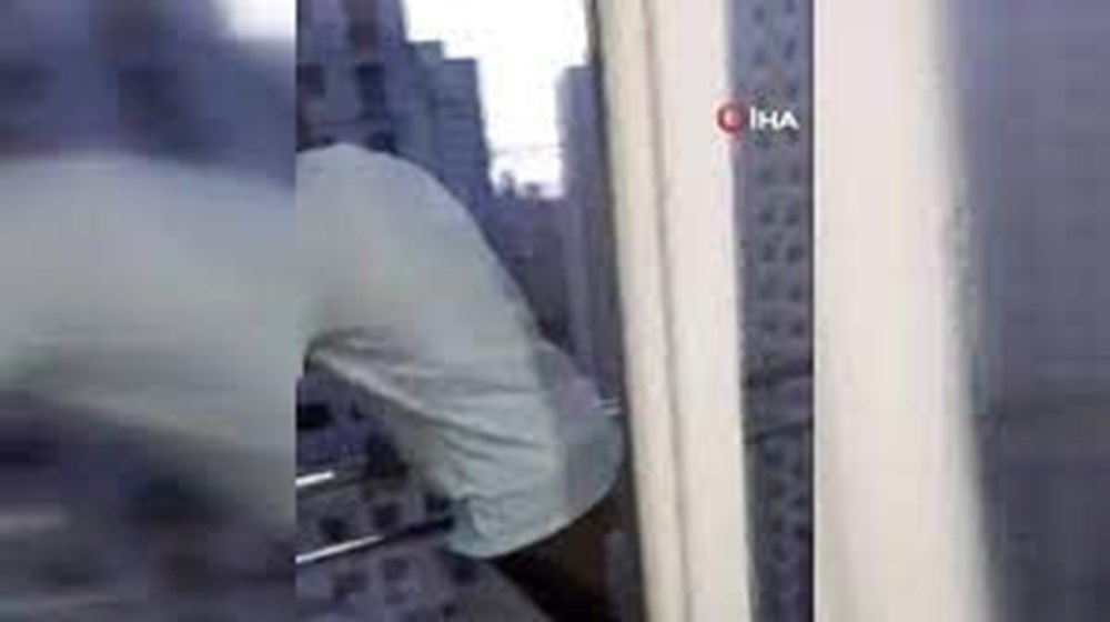 Polisten kaçarken ölümle dans: 25 katlı rezidansta balkondan balkona atladı - 5