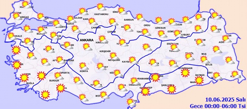 8 il için sağanak yağış uyarısı - 1