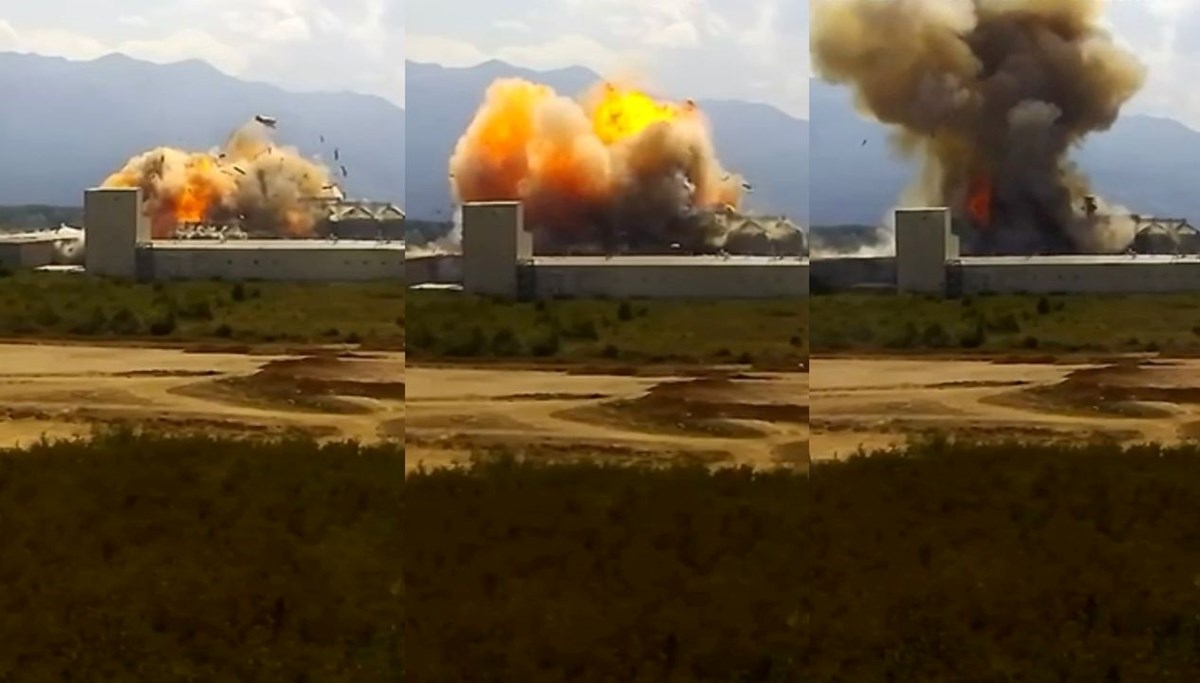 Makarna fabrikasındaki patlamanın görüntüleri Makarna fabrikasındaki patlamanın görüntüleri