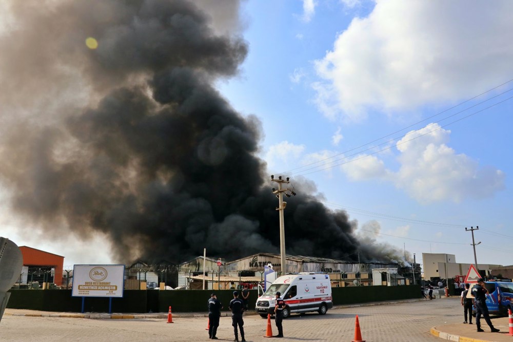 Osmaniye'de fabrika yangını - 1
